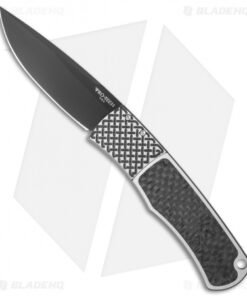 Pro-Tech Magic BR-1 "Whiskers" Custom Steel Knife Two-Tone/CF (3.125" Black)
