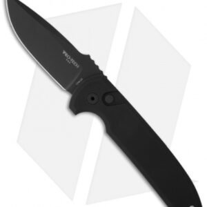Protech Les George Rockeye Automatic Knife (3.375" Black)