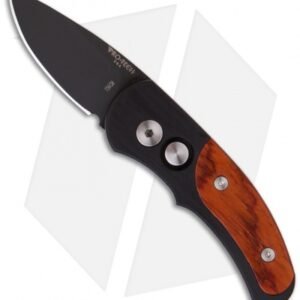 Pro-Tech Runt J4 Automatic Knife Cocobolo Wood (1.94" Black) 4407-C