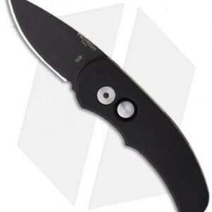 Pro-Tech Runt J4 Automatic Knife Black Solid (1.94" Black) 4415