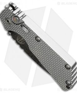 Alternative view of Strider + Pro-Tech Custom SnG Automatic Knife Knurled Titanium (3.5" Damascus)