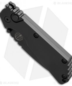 Alternative view of Strider + Pro-Tech SnG Automatic Knife Solid Black Aluminum (3.5" Black) 2403