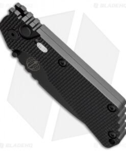 Alternative view of Strider + Pro-Tech SnG Automatic Knife Knurled w/Safety (3.5" Black Serr)