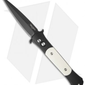 Pro-Tech The Don Automatic Knife Tuxedo Ivory Micarta + Clip (3.5" Black) 1752