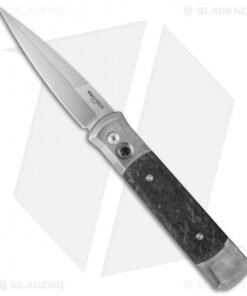 Pro-Tech Godfather Custom Automatic Knife Ti/CF (4" Satin)