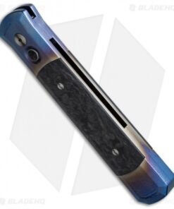 Alternative view of Pro-Tech Godfather Custom Automatic Knife Color Fade Ti/CF (4" Satin)