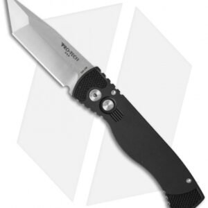 Pro-Tech TR-1 Tactical Response Automatic Knife Black (3" Stonewash) TR-1.1