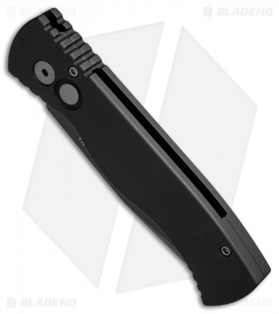 Pro-Tech TR-1.4S Tactical Response Tanto Automatic Knife (3" Black Serr) - Image 2