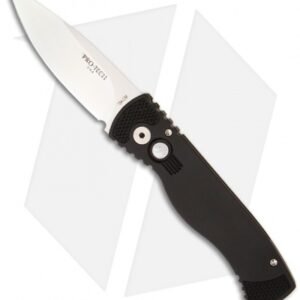 Protech TR-2 LTD Tactical Response 2 Automatic Knife Pearl Button (3" Satin)