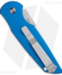Alternative view of Protech Tactical Response 3 Blue Automatic Knife (3.5" Satin Plain) TR-3