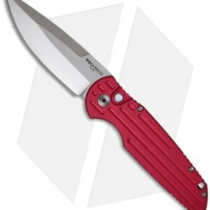 Pro-Tech Tactical Response 3 Dark Red Automatic Knife (3.5" Satin Plain) TR-3