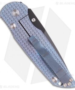 Alternative view of Pro-Tech Custom TR-3 Integrity Frame Lock Knife Blue Ti (3.5" Black) 7725-BT