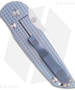 Alternative view of Pro-Tech Custom TR-3 Integrity Frame Lock Knife Blue Ti (3.5" Stonewash) 7725-SW