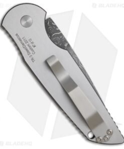 Alternative view of Pro-Tech Tactical Response TR-3 Steel Custom Automatic Knife (3.5" Damascus)