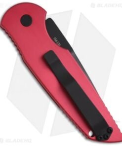 Alternative view of Pro-Tech Tactical Response TR-3 SWAT Red Automatic Knife (3.5" Black Plain)