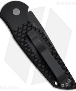 Alternative view of Pro-Tech Tactical Response TR-3 X2 Fish Scale Handle (3.5" Black Serr)