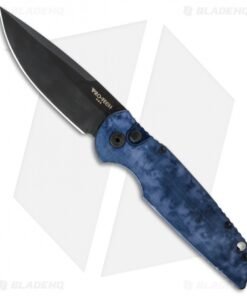Pro-Tech TR-3 Tactical Response Knife Black/Blue Jazz (3.5" Black) J4