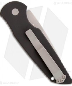 Alternative view of Pro-Tech Tactical Response III Black TR-3 PS w/ Grooves (3.5" Bead Blast Serr)