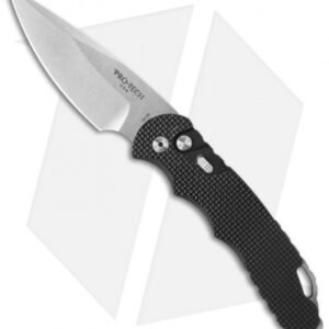 Pro-Tech TR-4.11 Tactical Response 4 Automatic Knife Super Grip (4" Stonewash)