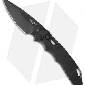 Pro-Tech TR-4.3 Tactical Response 4 Automatic Knife (4" Black D2)