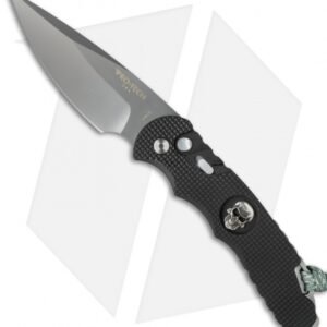 Pro-Tech TR-4.74 Limited Edition Skull TR4 Automatic Knife Super Grip (Gray DLC)