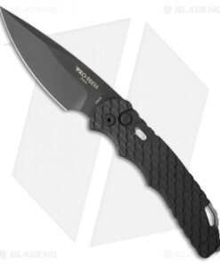 Pro-Tech TR-4.F3 Tactical Response 4 Automatic Knife Feather Grip (4" Black D2)