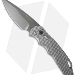 Pro-Tech TR-4 S16 Custom Tactical Response 4 Automatic Knife Knurled (4" Gray)