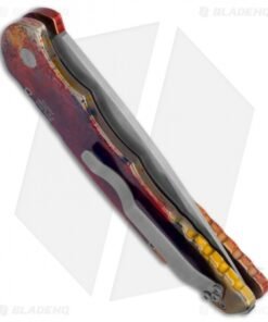 Alternative view of Protech TR-4 Splash Skull Proto Automatic Knife (4" Stonewash) TR-4.64