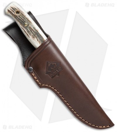 Puma IP Knives Wildmeister Hunting Fixed Blade Knife Stag Horn (4.75" Satin) - Image 2