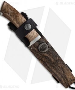 Alternative view of Rockstead KON-ZDP Fixed Blade Knife Wood Micarta (5.25" Mirror Polish)