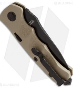 Alternative view of Schrade Extreme Survival Spear Point Automatic Knife Tan (3.25" Serr) SC60BRS