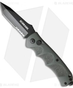 John Gray Custom Accomplice Fixed Blade Knife Blk/Green G10 (3.25" Mirror Camo)