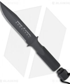 Alternative view of Schrade Extreme Survival Fixed Blade Knife w/ Bit Driver (5.5" Gray) SCHF2SM