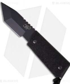 Scorpion Knives Tanto Tactical Fixed Blade Knife (3" Black Plain)