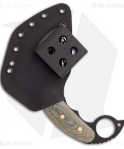 Alternative view of Shadow Tech Knives Combat Karambit Knife Fixed Blade Green Micarta (3" Plain)