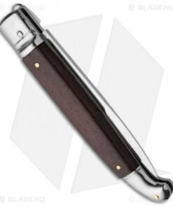 Alternative view of SKM 9.5" Fancy Lever Lock Automatic Knife Palisander Wood (4" Satin Bayo)