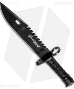 Smith & Wesson Special OPS SW3B M-9 Special Force Knife (Black Plain)