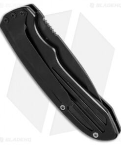 Alternative view of Smith & Wesson Extreme Ops Drop Point Automatic Knife (3.25" Black Serr) SW50BS