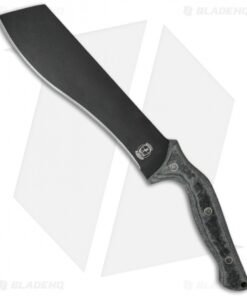 Sniper Bladeworks SOF Chopper Fixed Blade Micarta Green Sheath (9" Black)