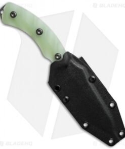 Alternative view of Southern Grind Jackal Fixed Blade Knife Jade Ghost Green G-10 (4.75" Gray)