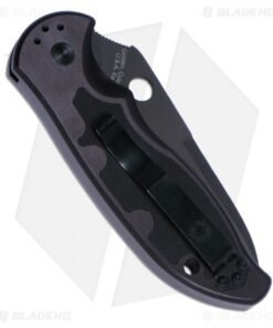Alternative view of Spyderco Embassy Automatic Knife (3.13" Black) C121BKP