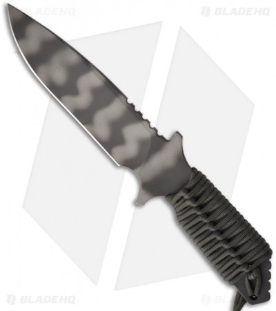 Strider MK1 Mod 10 Knife w/ OD Green Cord (6.25" Tiger Plain)