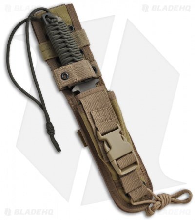 Strider MK1 Mod 10 Knife w/ OD Green Cord (6.25" Tiger Plain) - Image 2