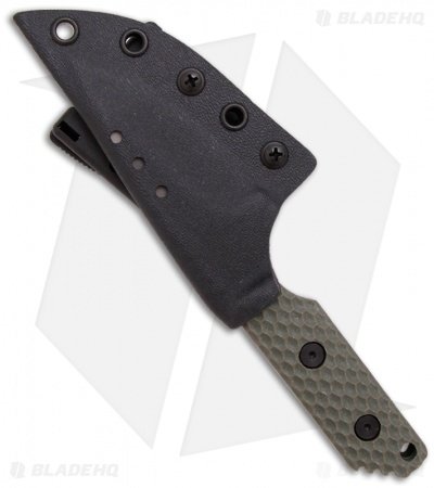 Strider SA Green GG Fixed Blade Knife Gunner Grip (3.25" Tiger Stripe) - Image 2