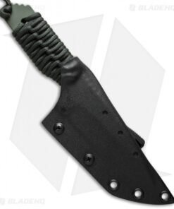 Alternative view of Strider Model SA-L Fixed Blade Knife OD Green Cord Wrap (4" OD Green)