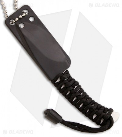Talonz-1 Drop Point Neck Knife Ceramic Fixed Blade (2.5" White) - Image 2