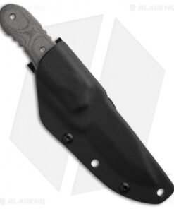 Alternative view of TOPS Knives Desert Son Fixed Blade Knife w/ Micarta Handle (Black PLN) DSON-01