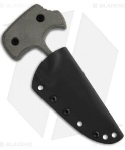 Alternative view of TOPS Knives Grim Ripper Knife Fixed Blade Push Dagger (3.75" Black Serr) GRPR-01