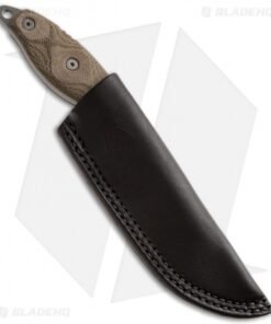Alternative view of TOPS Knives Scandi Woodsman Fixed Blade Knife (3.5" Stonewash) SWOOD-3.5