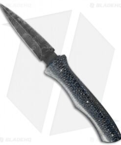 Toor Knives Jank Shank Tactical Fixed Blade Knife Black G-10 (3" Teal)